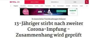 PREMINUO U SNU: 13-godišnjak preminuo nakon druge doze cjepiva protiv korone