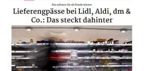 IMA LI RAZLOGA ZA ZABRINUTOST? U Njemčkoj prazne police u trgovinama Lidl, Aldi, dm, Rossman, Kaufland....