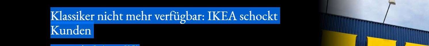 IKEA ŠOKIRALA KUPCE: Poznati švedski trgovački lanac namještaja objavio kako bi uskoro mogao ostati bez svog najpoznatijeg komada namještaja