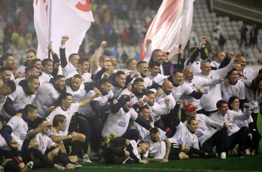 SRCE VATRENO: Raspjevani Poljud proslavio plasman na SP 2022. SRCE VATRENO: Raspjevani Poljud proslavio plasman na SP 2022.