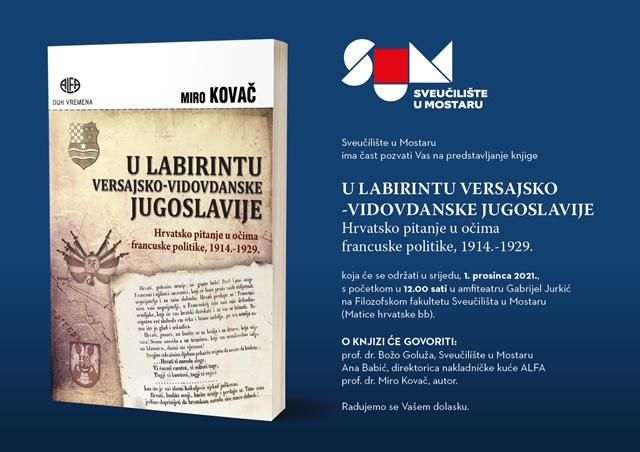 RAZGOVOR: Dr. Miro Kovač: Važnost hrvatskog pitanja u prvoj Jugoslaviji nije se dovoljno ozbiljno shvaćala RAZGOVOR: Dr. Miro Kovač: Važnost hrvatskog pitanja u prvoj Jugoslaviji nije se dovoljno ozbiljno shvaćala