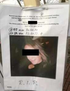 U NJEMAČKOJ IZNENADA PREMINULA 39-GODIŠNJA MAJKA: Nakon njezine smrti sestra ugledala plakate po gradu i šokirala se U NJEMAČKOJ IZNENADA PREMINULA 39-GODIŠNJA MAJKA: Nakon njezine smrti sestra ugledala plakate po gradu i šokirala se