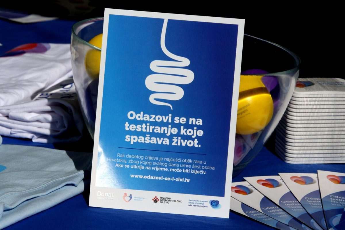 MJESEC SVJESNOSTI: Rak debelog crijeva na prvom mjestu po broju novooboljelih u Hrvatskoj odazovi se