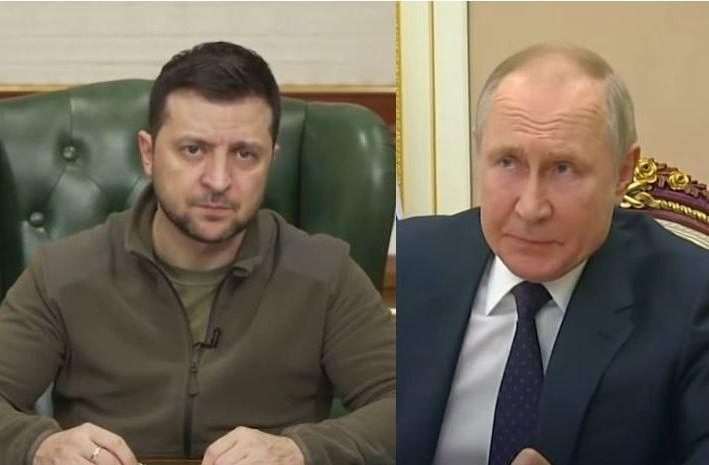 Volodimir Zelenskij i Vladimir Putin / Foto: Anadolu