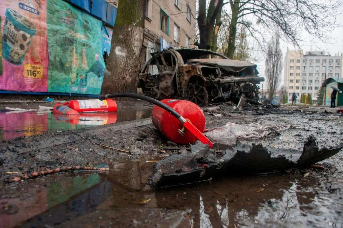 Harkiv izgoreno vozilo
