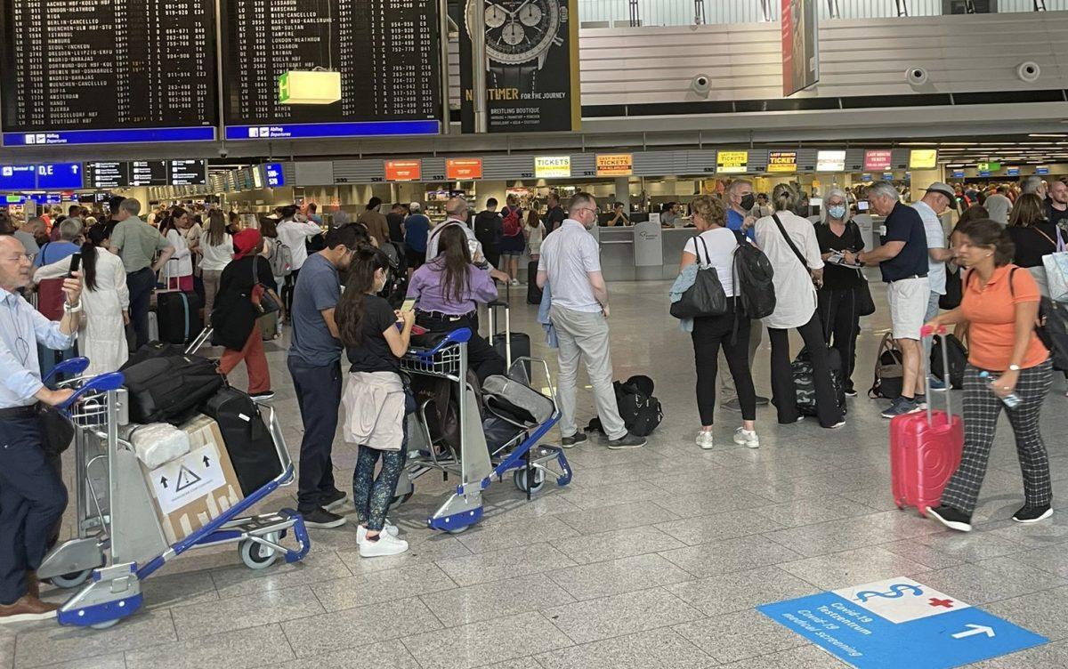 Guzva u Frankfurtskoj zracnoj luci
