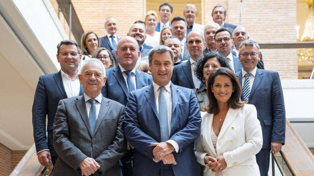 (FOTO) MÜNCHEN: Bavarski premijer Markus Söder na objedu s predstavnicima hrvatske zajednice u Bavarskoj