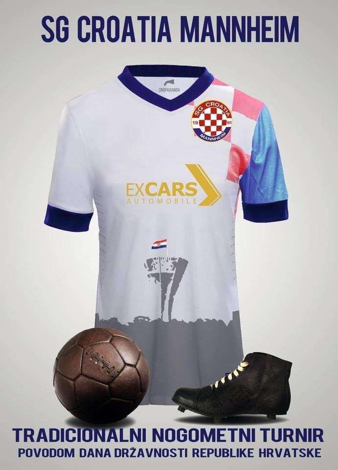 NOGOMET I FEŠTA UZ GLAZBU: Vrijeme je za tradicionalni nogometni turnir SG Croatia Mannheim NOGOMET I FEŠTA UZ GLAZBU: Vrijeme je za tradicionalni nogometni turnir SG Croatia Mannheim
