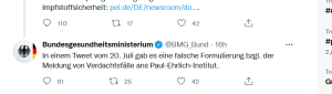 OZBILJNE NUSPOJAVE CJEPIVA? Njemačko ministarstvo zdravstva objavilo pa izbrisalo objavu na Twitteru - evo što je pisalo OZBILJNE NUSPOJAVE CJEPIVA? Njemačko ministarstvo zdravstva objavilo pa izbrisalo objavu na Twitteru - evo što je pisalo