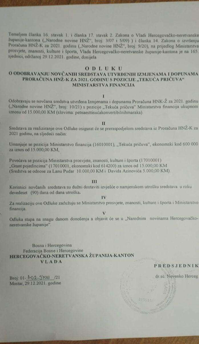 USPJEH LANE PUDAR: Zašto se uvijek sve i pod svaku cijenu nastoji politički izmanipulirati?