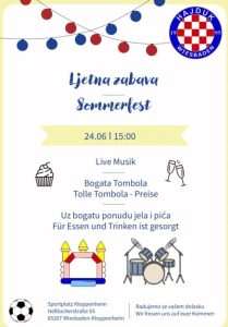 DOĐITE U WIESBADEN: Hrvati pozivaju na veliku feštu nogometnog kluba Hajduk Wiesbaden