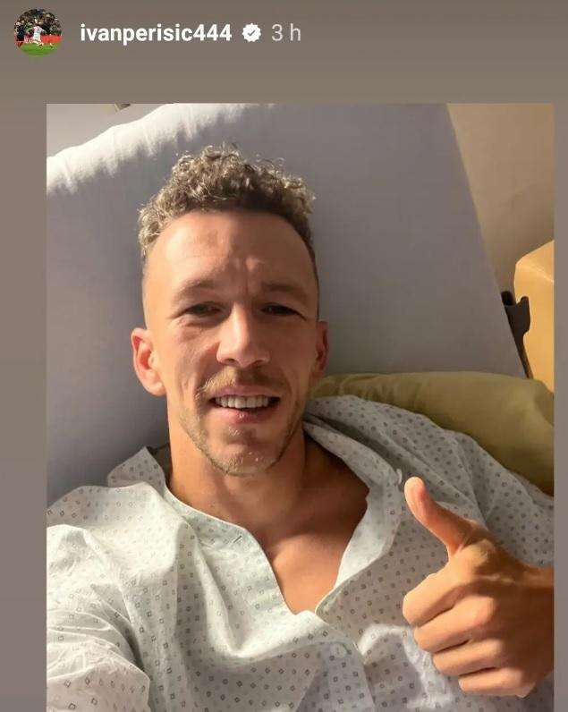ČEKA GA DUGA PAUZA: Ivan Perišić se javio iz bolnice