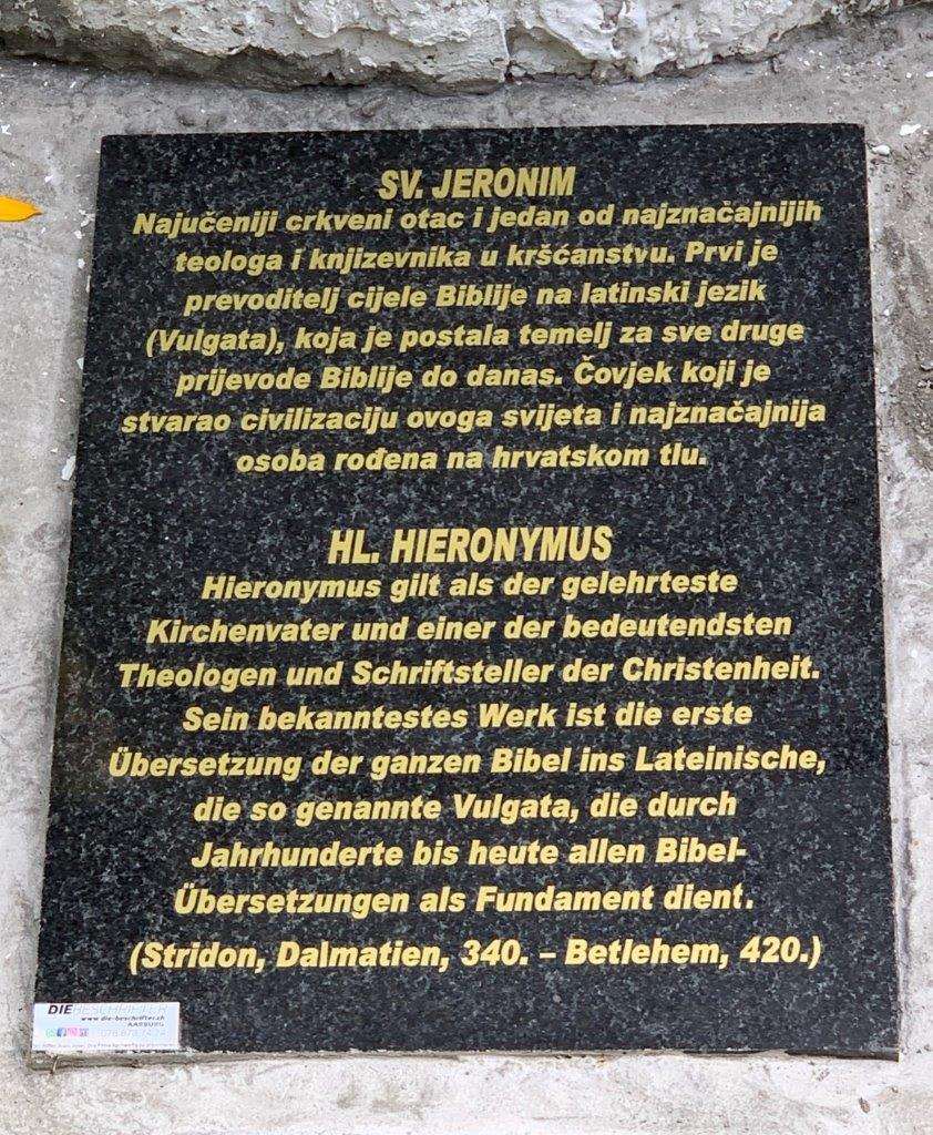 ŠVICARSKA: U prostranom vrtu Hrvatske kuće u Oltenu otkriven kip sv. Jeronima u prirodnoj veličini ŠVICARSKA: U prostranom vrtu Hrvatske kuće u Oltenu otkriven kip sv. Jeronima u prirodnoj veličini