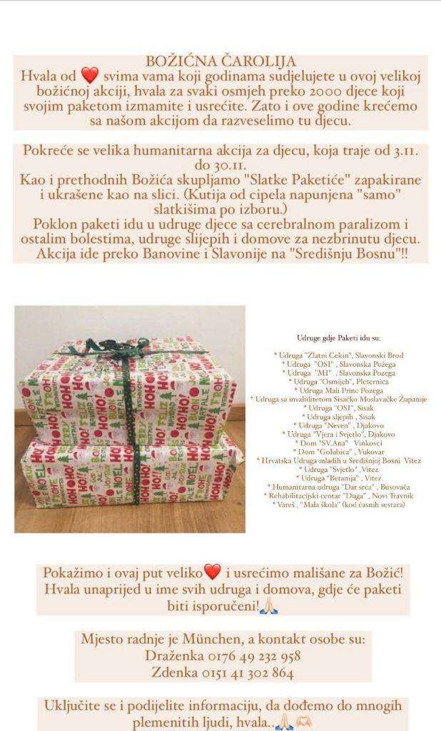 MÜNCHEN: Razveselite najmlađe i priključite se akciji "Božićna čarolija"