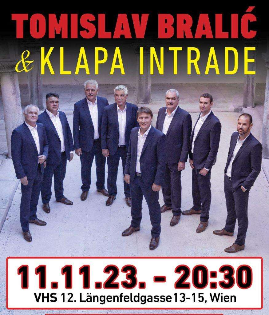 GLAZBENI SPEKTAKL: Tomislav Bralić i klapa Intrade uskoro u Beču GLAZBENI SPEKTAKL: Tomislav Bralić i klapa Intrade uskoro u Beču