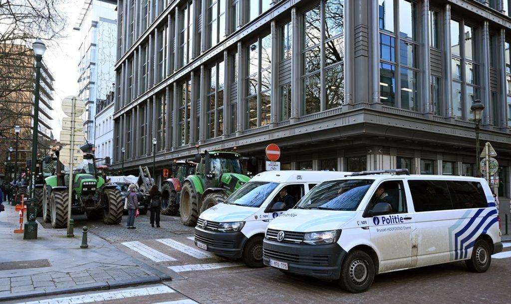 BRUXELLES: Belgijski poljoprivrednici blokirali ceste u glavnom gradu