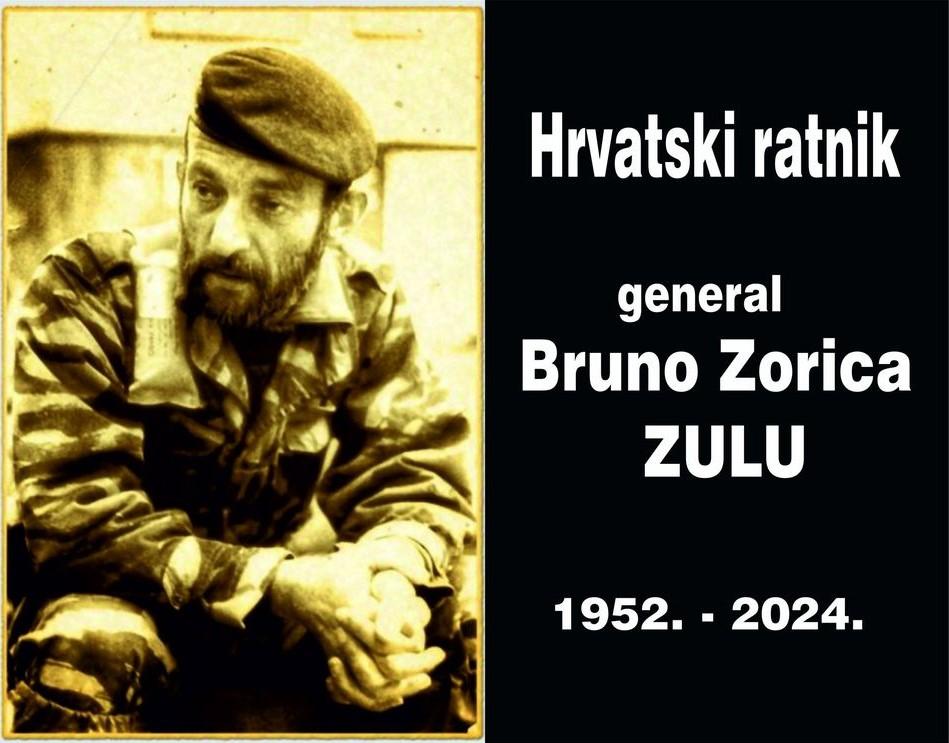 PREMINUO ZAPOVJEDNIK BOJNE FRANKOPAN: Bruno Zorica Zulu ostat će upamćen kao jedan od najkarizmatičnijih hrvatskih ratnika iz Domovinskog rata PREMINUO ZAPOVJEDNIK BOJNE FRANKOPAN: Bruno Zorica Zulu ostat će upamćen kao jedan od najkarizmatičnijih hrvatskih ratnika iz Domovinskog rata