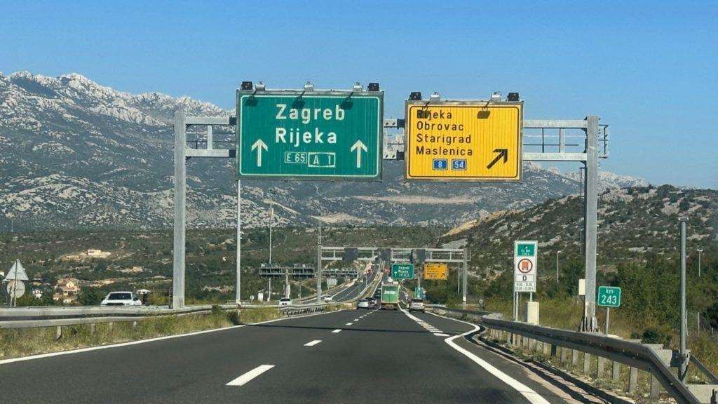 HAK: Zbog olujnog vjetra za sav promet zatvorena A1 kod Svetog Roka