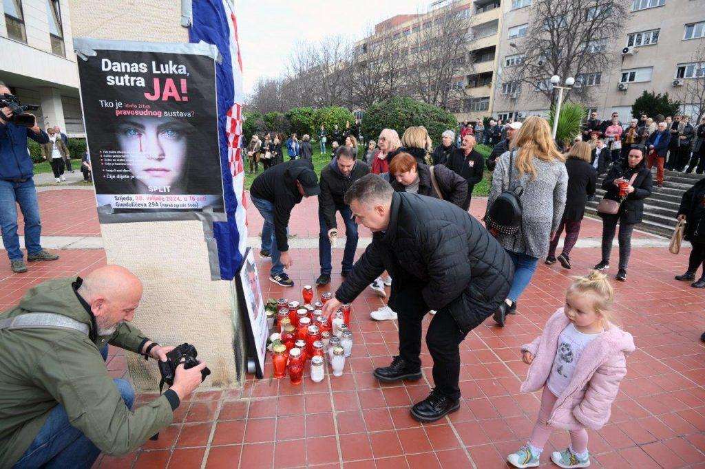 SPLIT: Prosvjed "Danas Luka sutra ja" okupio više od dvije tisuće ljudi