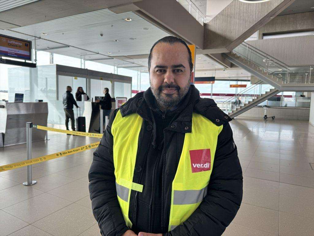 KÖLN / STUTTGART: Otkazano više od 580 letova, a 90.000 putnika pogođeno štrajkovima u 5 njemačkih zračnih luka Ozay Tarim, povjerenik sinidkata Verdi / Foto: Anadolu