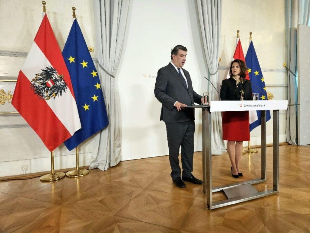 PETEROSTRUKO VIŠE INCIDENATA: Austrija Paketom mjera najavila borbu online antisemitizmu i digitalnoj mržnji Oskar Deutsch i Karoline Edtstadler / Foto: Fenix (Snježana Herek)