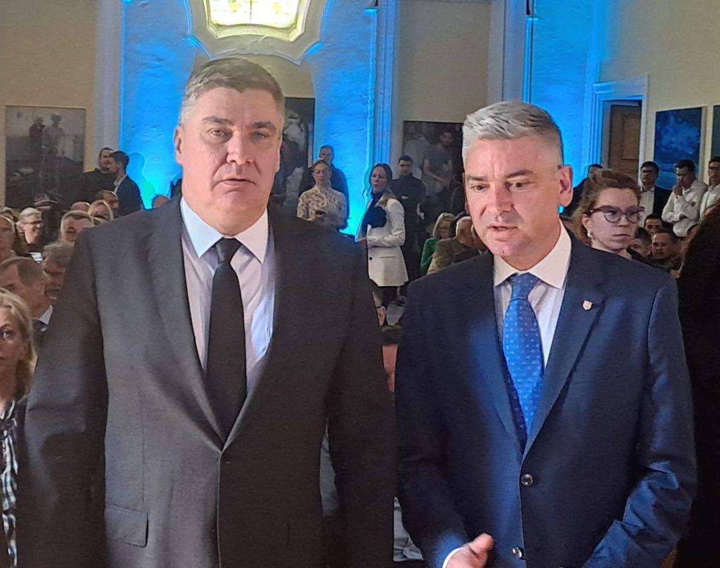 MILANOVIĆ: Program HDZ-a kao da je pisala umjetna inteligencija s IQ 90 Zoran Milanović, Boris Miletić / Foto: Hina