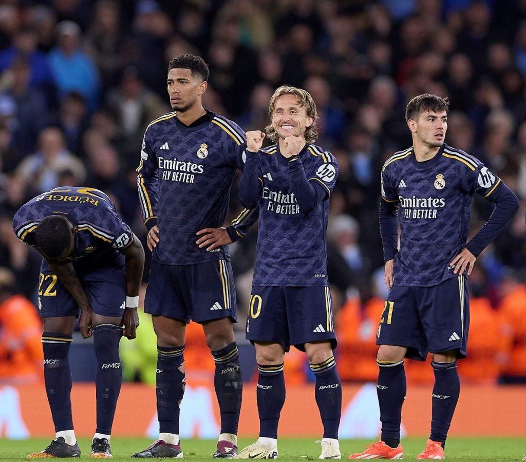 MODRIĆ PRESTIGAO I PUŠKAŠA: Hrvat ispisao povijest Reala u 3:0 pobjedi nad Cadizom Antonio Rudiger, Jude Bellingham, Luka Modrić i Brahim Diaz / Foto: Anadolu
