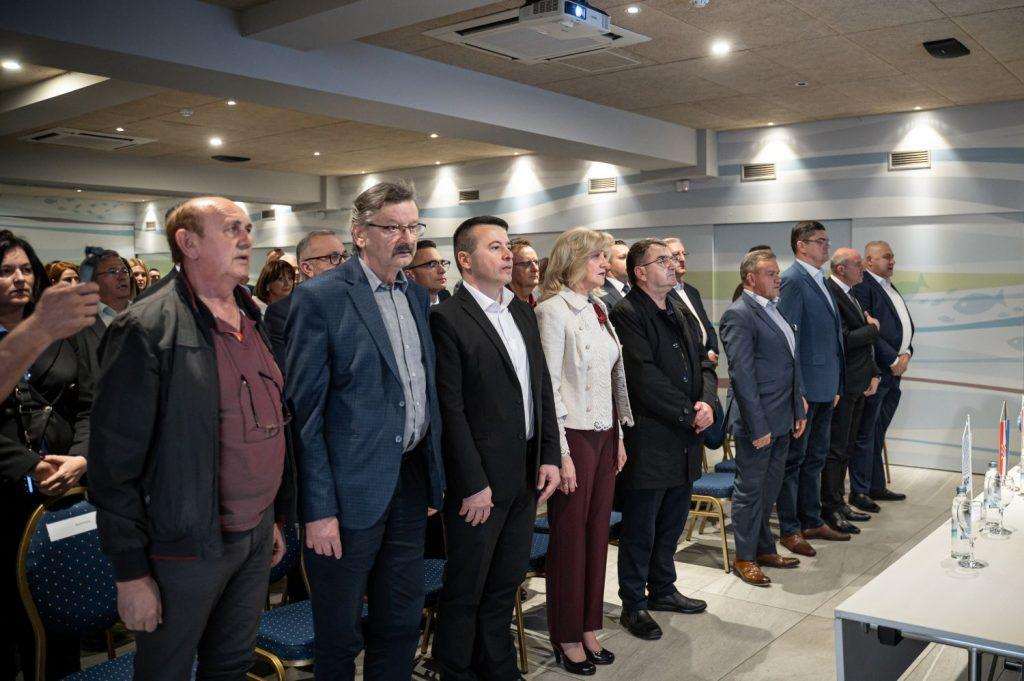 Predizborni skup HDZ-a u Orašju / Foto: Izborni stožer HDZ-a