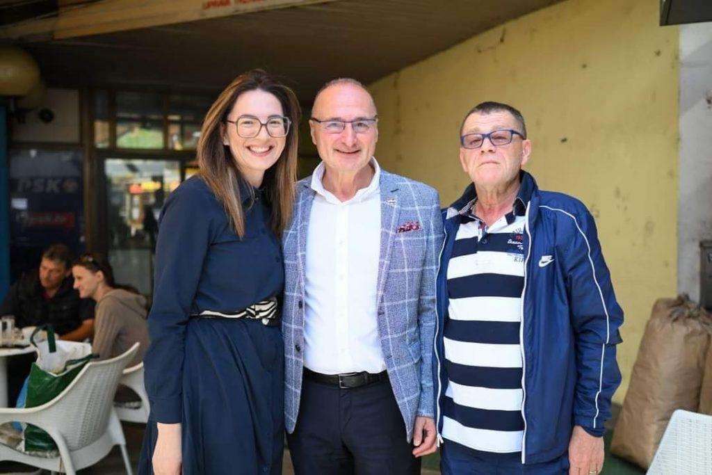 Predizborni skup HDZ-a u Sesvetama / Foto: IS HDZ
