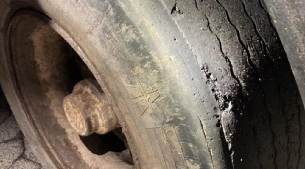 Istrošene gume / Foto: Polizei Osthessen