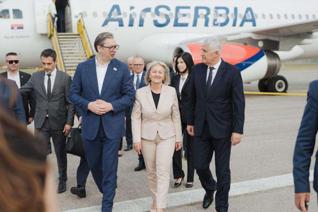 Aleksandar Vučić, Borjana Krišto i Dragan Čović