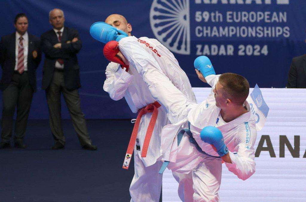 EP U KARATEU: Berak se u Zadru bori za broncu Boran Berak izgubio u polufinalu od Nenada Dulovića iz Crne Gore / Foto: Hina