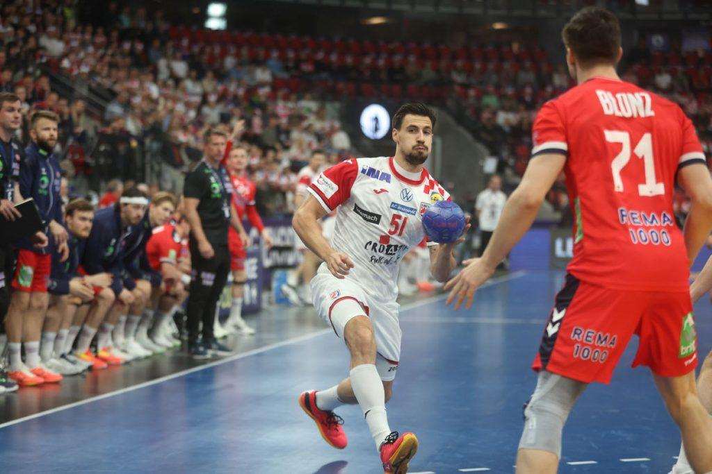HRVATSKI RUKOMETNI IZBORNIK: Sigurdsson smatra kako su brzina i snaga bili na strani Norvežana Ivan Martinović u utakmici protiv Norveške / Foto: Hina