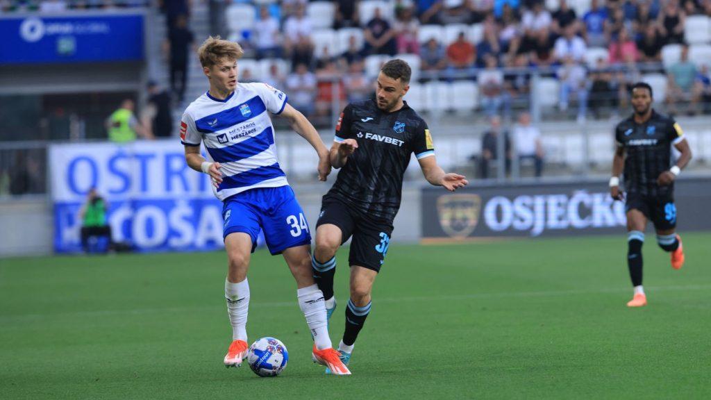 HNL: Osijek s 2:0 na Opus Areni savladao Rijeku i osigurao četvrto mjesto i Europu Detalj s utakmice Osijeka i Rijeke / Foto: Hina