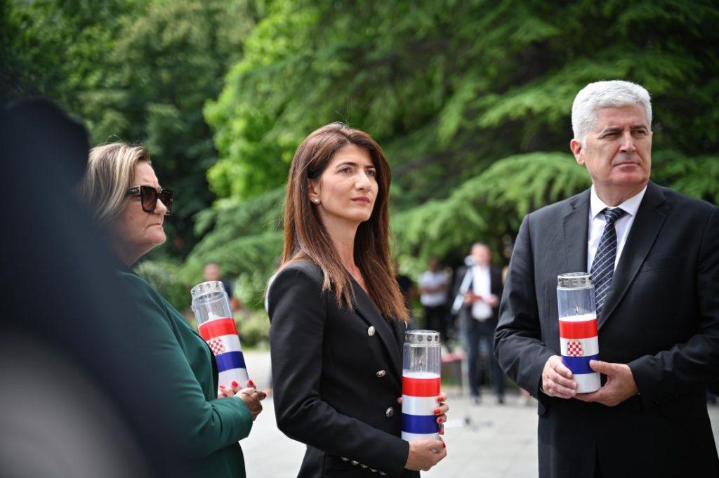 MOSTAR: Dragan Čović i zastupnica Željana Zovko nazočili obilježavanju Dana hrvatskih ratnih vojnih invalida Dragan Čović / Foto: Fenix (HVIDRA Mostar)