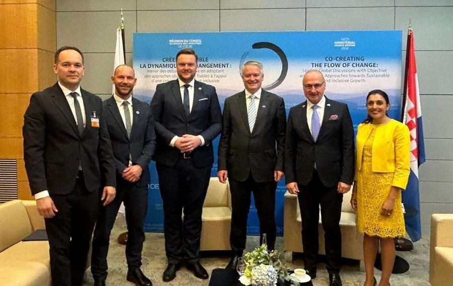 Grlić Radman na ministarskom sastanku Organizacije za ekonomsku suradnju i razvoj (OECD) u Parizu / Foto: MVEP