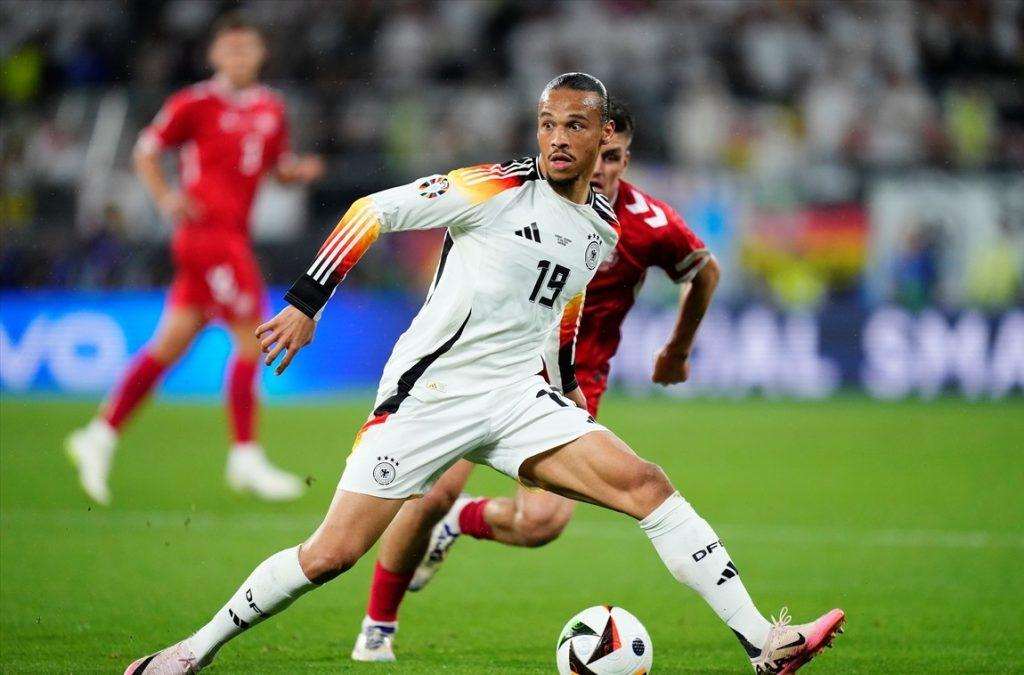 LUDA UTAKMICA U DORTMUNDU: Njemačka s 2:0 savladala Dansku i izborila četvrtfinale Leroy Sane u napadu / Foto: Anadolu