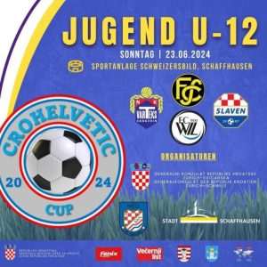 CROHELVETIC CUP 2024.: Turnir U-12 nogometaša iz Hrvatske i Švicarske igra se 22. i 23. lipnja u Steinachu i Schaffhausenu
