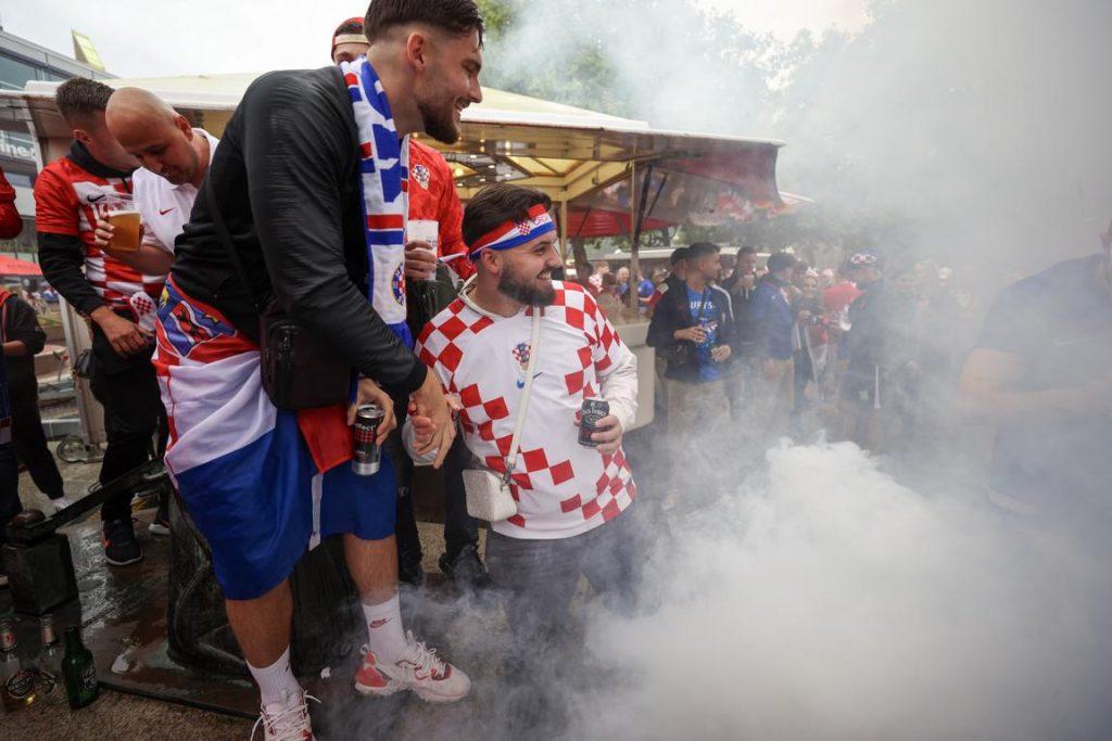 Hrvatski navijači u Berlinu / Foto: Hina