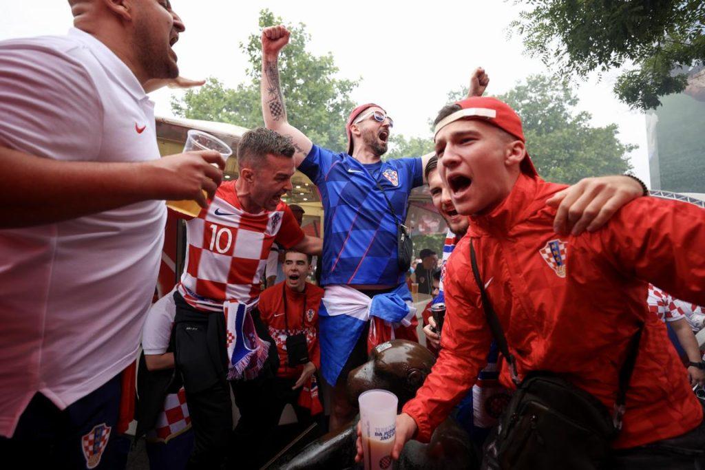 Hrvatski navijači u Berlinu / Foto: Hina