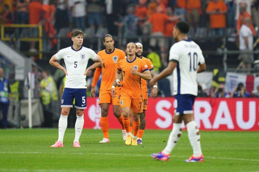 NIZOZEMSKA SE VRAĆA DOMA: Engleska s 2:1 savladala Nizozemsku i izborila finale Europskog prvenstva Detalj s utakmice Nizozemske i Engleske / Foto: Anadolu