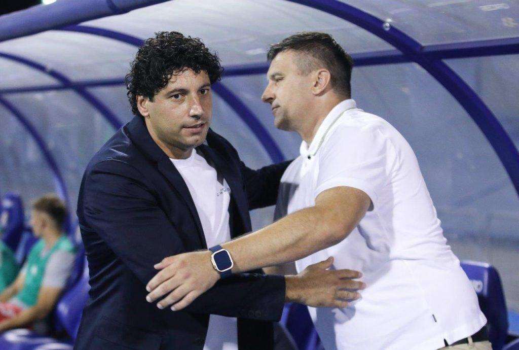 HNL: Dinamo s lakoćom pregazio Šibenik s 3:0 Treneri Mario Carević i Sergej Jakirović / Foto; Hina