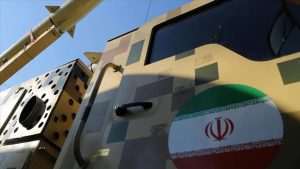 „PROGLAŠENO 40 DANA ŽALOSTI“: Iranska televizija potvrdila ubojstvo Ali Hameneija, Revolucionarna garda najavila osvetu svog vrhovnog vođe Vojno vozilo iranske Revolucionarne garde (ILUSTRACIJA) / Foto: Anadolu