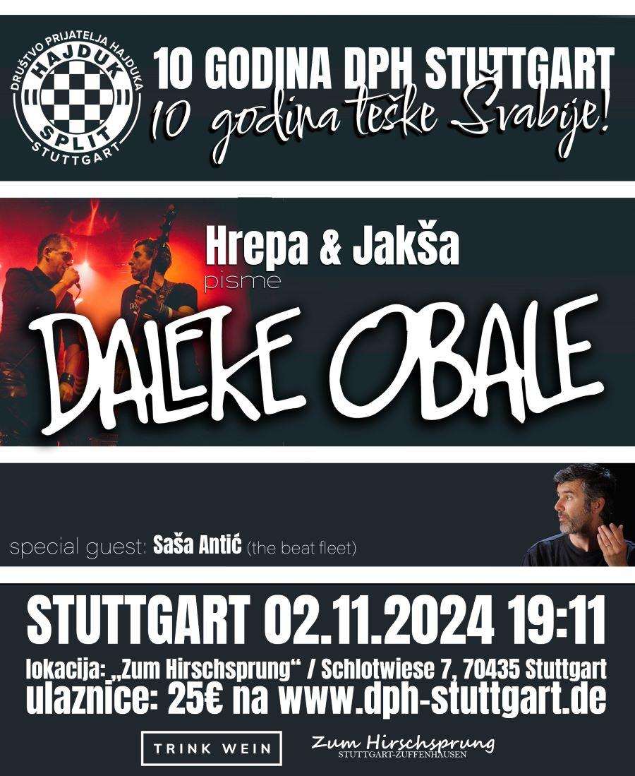 U POVODU 10. OBLJETNICE: DPH Stuttgart organizira koncert i najavljuju posebnog gosta U POVODU 10. OBLJETNICE: DPH Stuttgart organizira koncert i najavljuju posebnog gosta