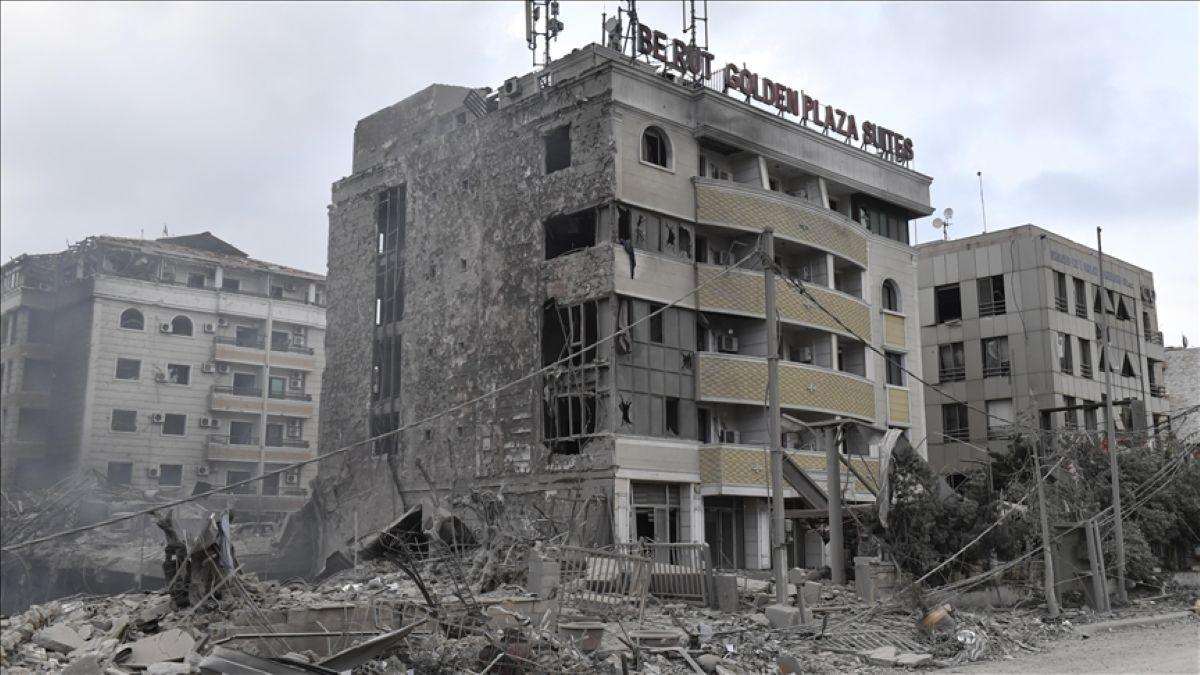 SIRIJA / LIBANON: Izrael gađao zgradu u blizini iranskog veleposlanstva u Damasku - u Libanonu sve veći broj poginulih i ozlijeđenih Pogođena zgrada u Bejrutu / Foto: Anadolu