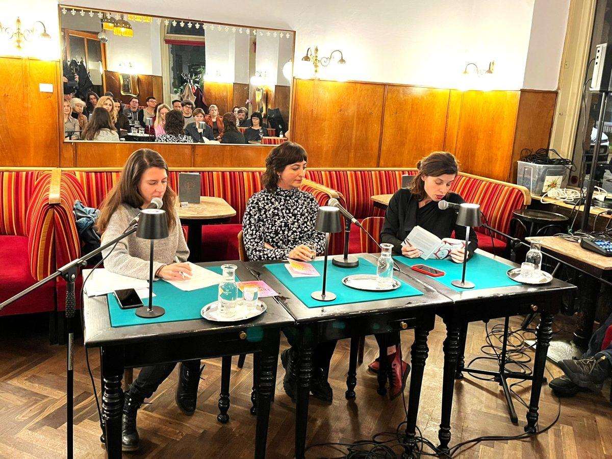 EUNIC-OVI DANI KNJIŽEVNOSTI: Monika Herceg oduševila i Bečane svojom zbirkom “Lovostaj” Sudionice književne večeri