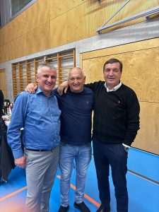 CROATIA BASEL: Veselje i veliki broj uzvanika na prvoj godišnjoj fešti Josip Mijić, Iljo Gudelj, Ismet Muminović/ Foto: Zdravko Vukoja