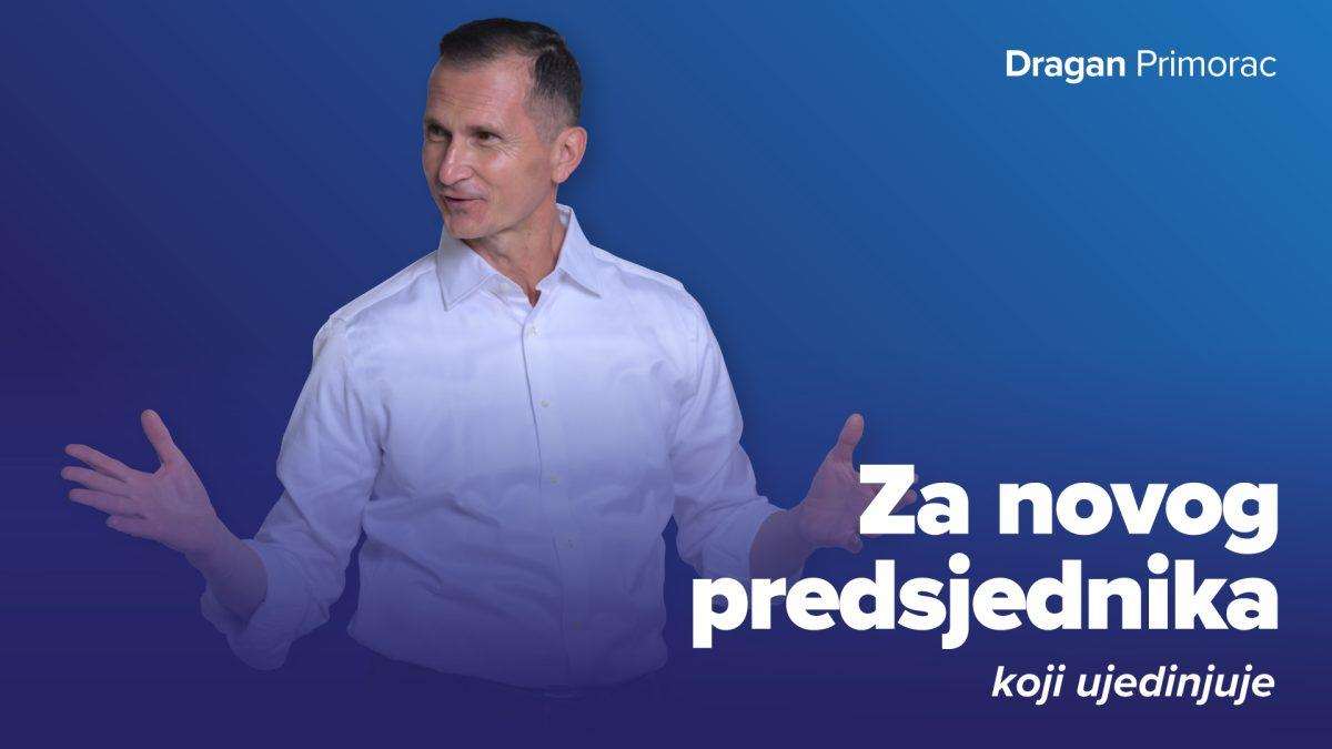 DRAGAN PRIMORAC NAJAVIO PREDSJEDNIČKU KANDIDATURU: „Došlo je vrijeme za novog predsjednika” koji će biti okrenut zapadu, a ne istoku Dragan Primorac