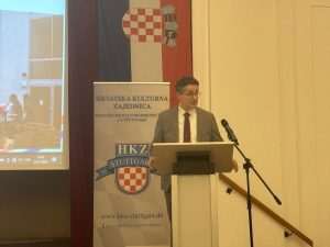 40 GODINA HKZ STUTTGART: Zrinko Jurić dirljivim riječima govorio o borbi za hrvatski identitet u Njemačkoj :Ivan Sablić / Foto: Fenix (SIM)