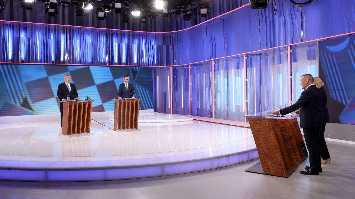 SUČELJAVANJE: Primorac poručio kako će ujedinit Hrvatsku, Milanović pozvao da se "spriječi ono što se mora spriječiti" Sučeljavanje Zorana Milanovića i Dragana Primorca na HTV-u / Foto: Hina
